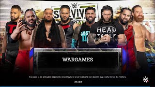 The New Bloodline Vs The Old Bloodline  War Games Match  WWE 2k24 [upl. by Thecla58]