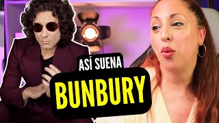 BUNBURY  DETALLES DE SU VOZ  Vocal coach REACTION amp ANALYSIS [upl. by Aneeram95]