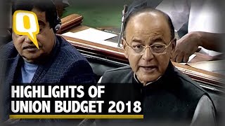 Union Budget 2018 Key Highlights at a Glance  The Quint [upl. by Asilehc]