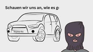 Wie funktioniert Keyless Go Autodiebstahl Einfach in 3 Schritten erklärt [upl. by Gennaro323]