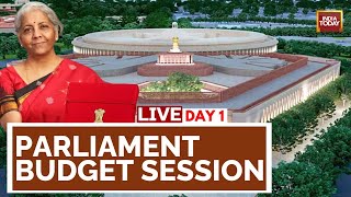 Parliament Session LIVE Budget Session Of Parliament 2024 LIVE  Nirmala Sitharaman  Budget 2024 [upl. by Atteynad]