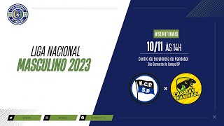 Liga Nacional de Handebol Masculino  Fase Semifinal  Pinheiros x Carajás [upl. by Orutra]