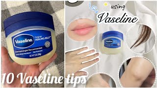 10 Vaseline amazing Tips for all girls🌺BeautyhacksBenefits of Vaseline [upl. by Einahpehs]