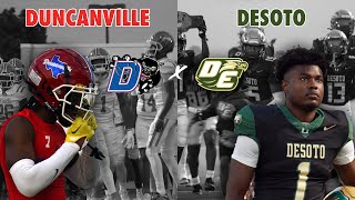 1 Duncanville vs 4 Desoto NATIONALLY RANKED GAME OF THE YEAR 2024 Texas High School Football [upl. by Wauters387]