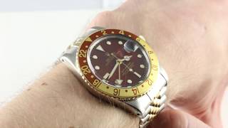 Rolex GMTMaster II “Root Beer” 16753 Luxury Watch Review [upl. by Xino]