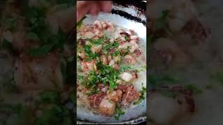 RECETA PULPO AL AJO  ¡DELISIOSO pulpoalajo pulporeceta pulpo [upl. by Evangelina]