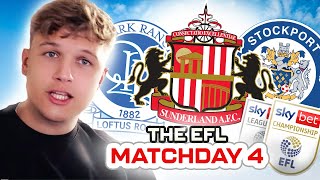 SUNDERLAND 4 WINS IN A ROW BIRMINGHAM STILL UNBEATEN AND WEDNESDAY SMELL EFL thoughts week 4 [upl. by Teresita515]