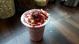 Hyderabadi Nawabi falooda  How to make  Hotel style [upl. by Eetsim232]