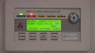 Fire Lite LCD80F annunciator Voice evacuation [upl. by Ecirtra]