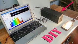 How to Make DIY Spectrometer  Optical spectrum analyzer  Light analysis [upl. by Harelda]