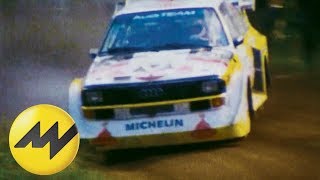 Die RallyeGeschichte des Audi Quattro [upl. by Schaaff487]