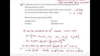 IIT Gate 2016 maths  topology questions with solutions [upl. by Enalb510]