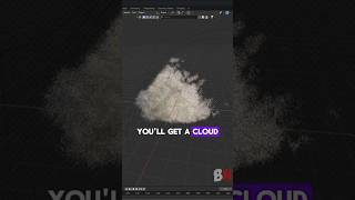 How to Make Clouds in Blender shorts blender 3d [upl. by Eelak]