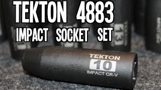 TEKTON 4883 12quot Metric Impact Socket Set [upl. by Leigh]