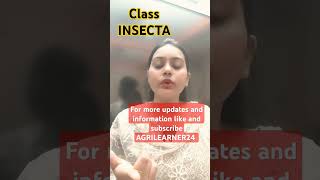 Entomology class INSECTAagriculture agta cuet agriculturequiz upsc educationcutesapnamaam [upl. by Arrakat447]