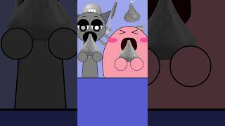 KIRBY VS GREY INCREDIBOX SPRUNKI  GREY EMOTICON FOOD MUKBANG  KIRBY ANIMATION [upl. by Pyszka]