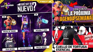 🔥LA PRÓXIMA AGENDA SEMANAL DE FREE FIRE DE JUNIO 2024 CUELLO DE TORTUGA ESCENCIAL EVENTOS GRATIS [upl. by Ahsemrac]