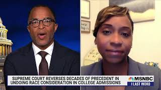 AG Campbell  SCOTUS Affirmative Action Decision  MSNBC Appearance [upl. by Yednarb]