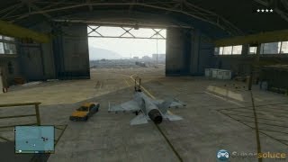 GTA V  Trouver le P996 Lazer  How to find the P996 Lazer Fighter aircraft [upl. by Meekah827]