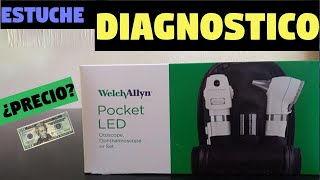 UNBOXING ESTUCHE DIAGNOSTICO WELCH ALLYN POCKET LED  REVIEW [upl. by Eanom]