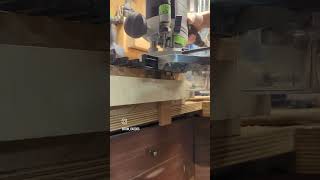 Zinken mit der Oberfräse herstellen carpentry woodworking sawstop festool [upl. by Beckman]