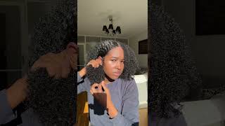 HOW I DO MY SLICK BUN TUTORIA naturalhair slickbackbun blackgirlhairstyles buntutorial oromot [upl. by Eanel229]