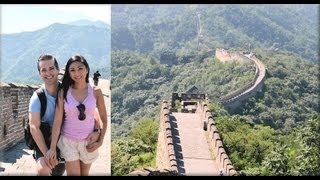 Part 2 GREAT WALL OF CHINA Mutianyu Toboggan AprilAthena7 [upl. by Ayom]