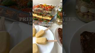 Healthy amp Highprotein Meal Prep  100G protein  Link to recipes⬆️ mealprep highprotein [upl. by Adon]