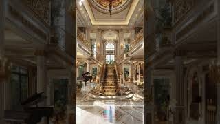 Opulent Grand Staircase Design LuxuryLiving interiordesign home homemade homedecor luxury [upl. by Tal]