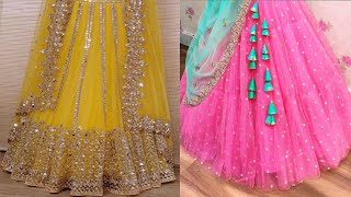 Latest Party Wear Lehenga l New Trendy Party Wear Lehenga Design l Lehenga Cutting and stitching [upl. by Helsell548]