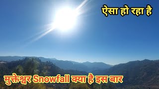 1 January 2024 Mukteshwar Snowfall Updates  Hindi Video  Trending [upl. by Liane]