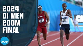 Mens 200m final  2024 NCAA outdoor track and field championships [upl. by Ammadas]