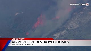 Video Now Airport Fire destroyed homes in California [upl. by Koehler]