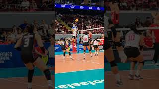 Powerful attack by Lacsina 🔥PVLBestPoint PVL2024 [upl. by Shaer137]