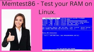 Memtest86  Test your RAM on Linux [upl. by Einafats]