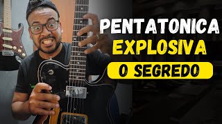 Dicas de Estudo  Como usar a Escala Pentatonica para solar na Guitarra [upl. by Inaoj]