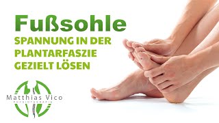 Schmerzen in der Fußsohle Diese einfache Übung löst deine Plantarfaszie [upl. by Chastity]