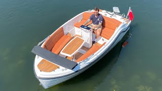 Corsiva 505 New Age Electric Walk round and river cruise  Boat For Sale  £23000 inc VAT [upl. by Shannen]