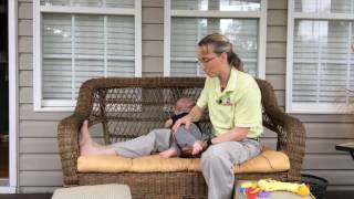 Teaching a Baby to Get into Sitting Pediatric Physical Therapy 17 [upl. by Alyahsal]