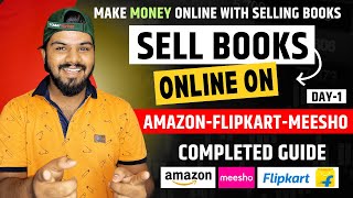 How to Sell Books Online on Amazon Flipkart and Meesho  Make Money Online  Business Ideas  2023 [upl. by Eiramasil]