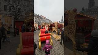 Christmas Market in Copenhagen christmasmarkets christmasdecor christmasshopping copenhagen [upl. by Euqirne906]