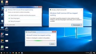 How to Fix All Windows Shell Common DLL has Stopped Working in Windows PC [upl. by Arehs]