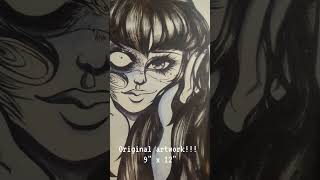 Junji Itos Tomie drawing by me [upl. by Eseer121]