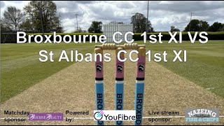 Broxbourne CC 1st XI VS St Albans CC 1st XI [upl. by Nysila18]