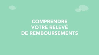 Comprendre votre relevé de remboursements [upl. by Migeon819]