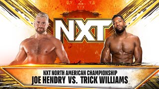 Joe Hendry vs Trick Williams North American Title NXT Royal Rumble WWE2K24 [upl. by Zanze]