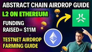 Abstract Chain Testnet Airdrop  Step by Step Farming Guide [upl. by Leoine]