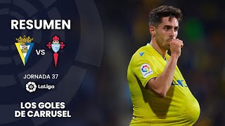 ¡Rubén Sobrino puso al Nuevo Mirandilla patas arriba  Resumen del Cádiz CF 10 Celta de Vigo [upl. by Saidee575]