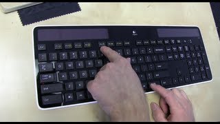 Logitech K750 Solar Powered Cordless Keyboard Unboxing amp First Look Linus Tech Tips [upl. by Niliram]