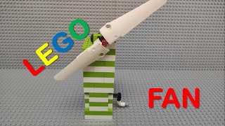 Lego Technic Wind Turbine And Fan With Building Instructions houseofrobots lego legorobotics [upl. by Sirod12]